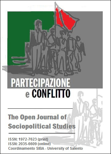 Vincenzo Cicchelli et Massimo Pendenza (dir),  Special Issue: Cosmopolitanism and Europe, <i>Partecipazione e Conflitto</i>, Vol 8, No. 3