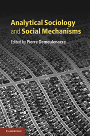 <i>Key premises of analytical sociology </i>:  read Dan LITTLE analysis about analytical sociology, largely citing contributions from Peter DEMEULENAERE as well as Gianluca MANZO