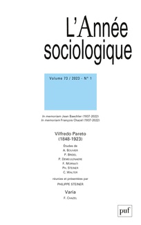 In memoriam François CHAZEL (1937-2022) par Jean-Christophe MARCEL dans L'Année sociologique, 2023/1 (Vol. 73)