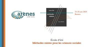 22 juin 2023, Gianluca MANZO intervient à l'école d'été "Méthodes mixtes en sciences sociales" organisée par le laboratoire ARENES et le groupe de recherche Méthodes mixtes, à Rennes