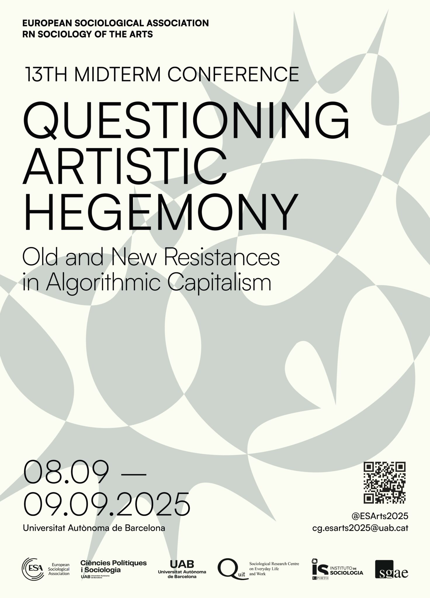 8-9 septembre 2025, Alain QUEMIN intervient au congrès de l’European Sociological Association, à l'Universitat Autònoma de Barcelona