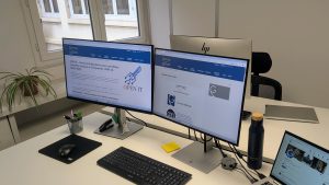 30 novembre 2025, inauguration sur le site Pouchet du CNRS d'un nouveau bureau en open space pour les projets du Gemass sur l'open science