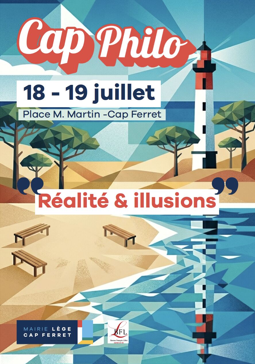 18 juillet 2026, G&eacute;rald BRONNER participe au Cap Ferret &agrave; l'&eacute;v&eacute;nement Cap Philo. M&eacute;diation assur&eacute;e par Pierre-Marie CHAUVIN